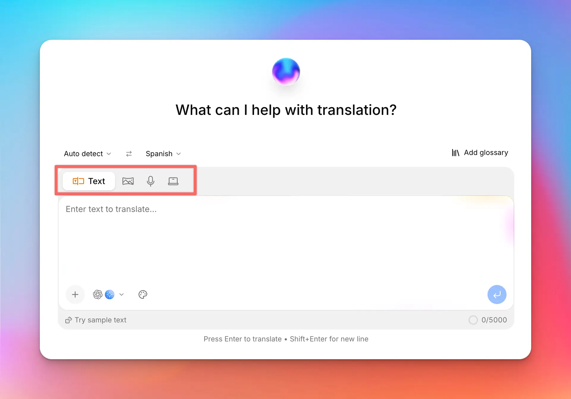 MixTranslate new translation modes